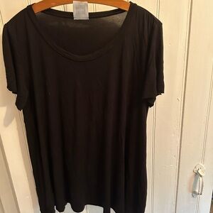 NOM medium Black bamboo Women's short sleeve T-shirt